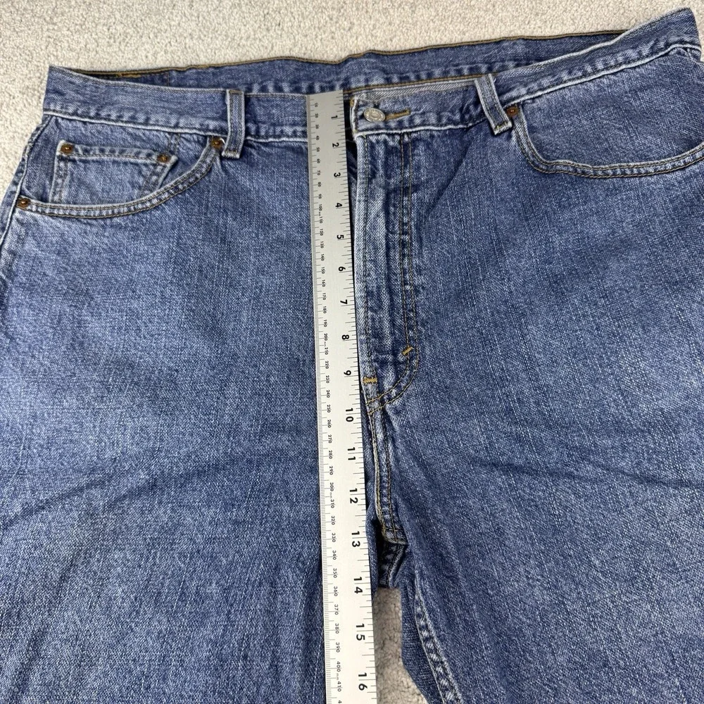 Levis 505 Denim Blue Jorts Mens Dad Shorts ~ 40 Regular ~ Small SPOT ~ W40